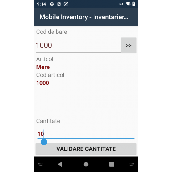 Rosistem Mobile Inventory Android - Software de inventariere pentru terminale mobile